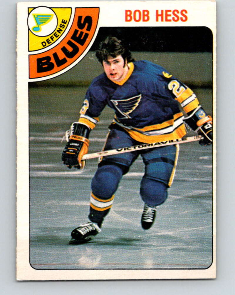 1978-79 O-Pee-Chee #358 Bob Hess  St. Louis Blues  V25874