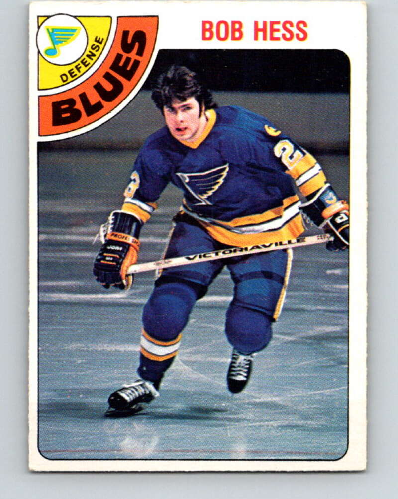 1978-79 O-Pee-Chee #358 Bob Hess  St. Louis Blues  V25875