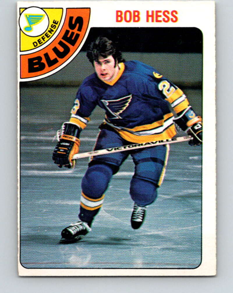 1978-79 O-Pee-Chee #358 Bob Hess  St. Louis Blues  V25876