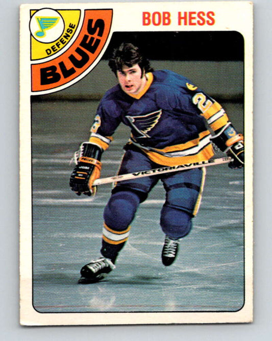 1978-79 O-Pee-Chee #358 Bob Hess  St. Louis Blues  V25877