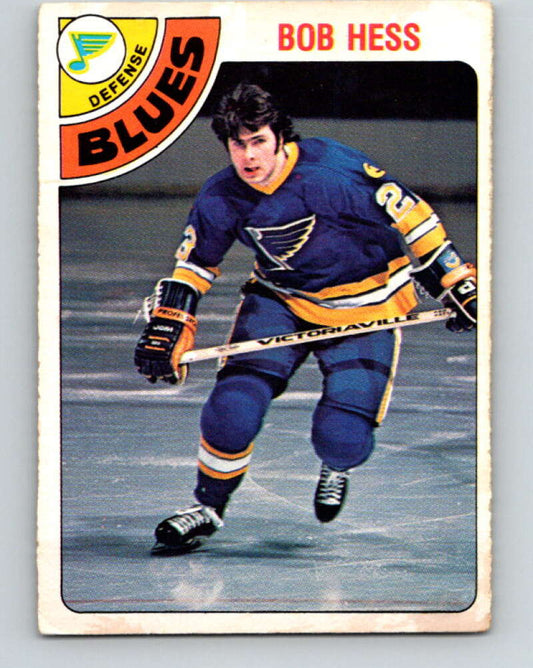 1978-79 O-Pee-Chee #358 Bob Hess  St. Louis Blues  V25878