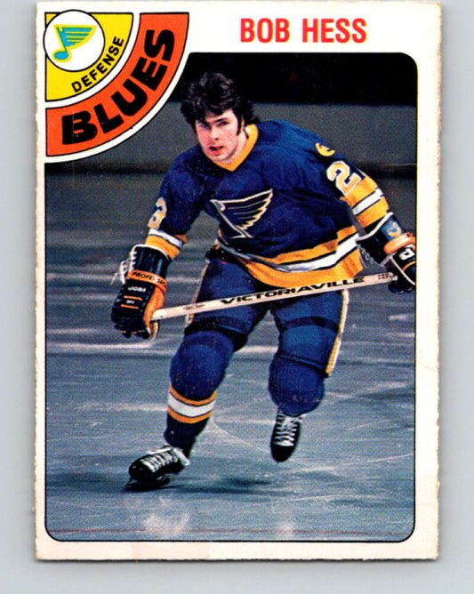 1978-79 O-Pee-Chee #358 Bob Hess  St. Louis Blues  V25879