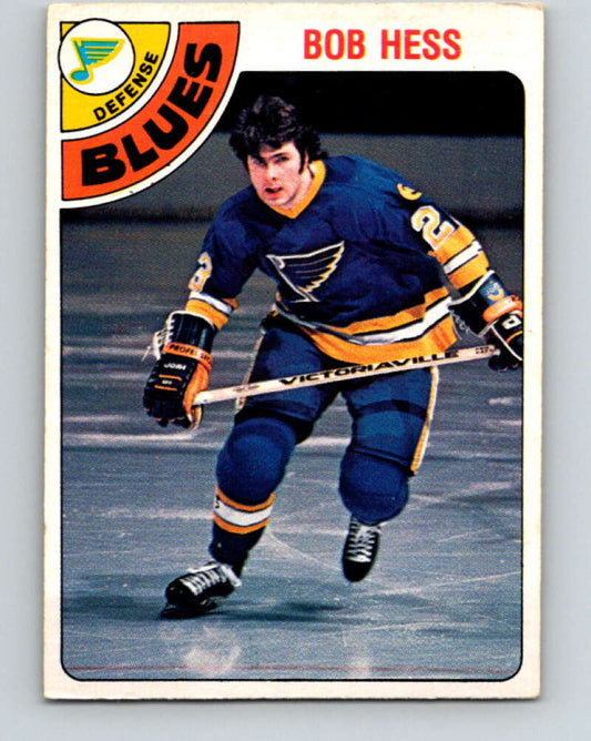 1978-79 O-Pee-Chee #358 Bob Hess  St. Louis Blues  V25880