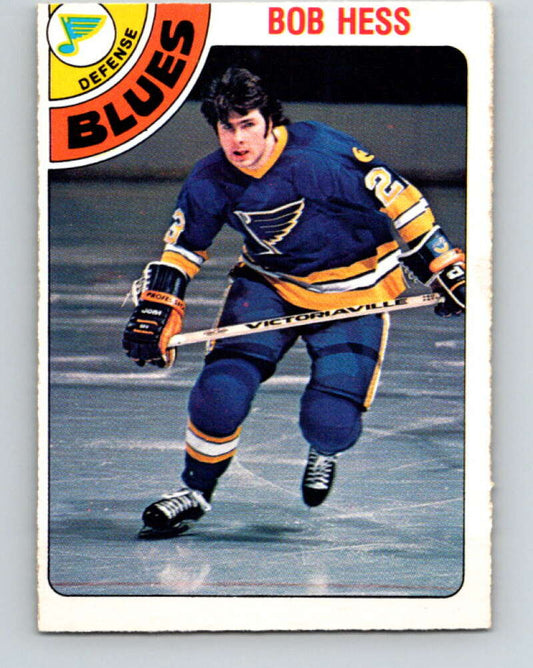 1978-79 O-Pee-Chee #358 Bob Hess  St. Louis Blues  V25881