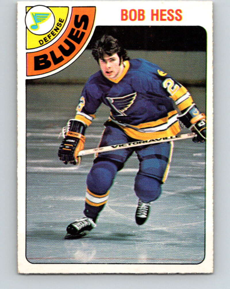 1978-79 O-Pee-Chee #358 Bob Hess  St. Louis Blues  V25882