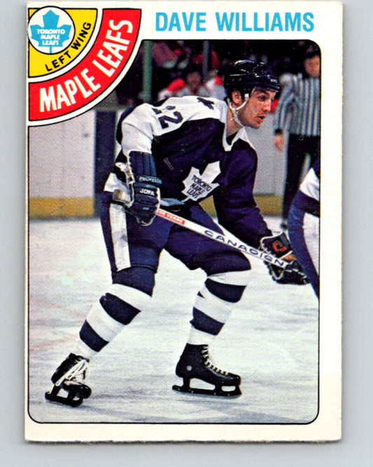 1978-79 O-Pee-Chee #359 Tiger Williams Maple Leafs  V25884