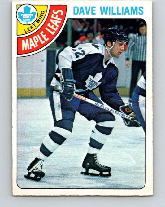 1978-79 O-Pee-Chee #359 Tiger Williams Maple Leafs  V25893