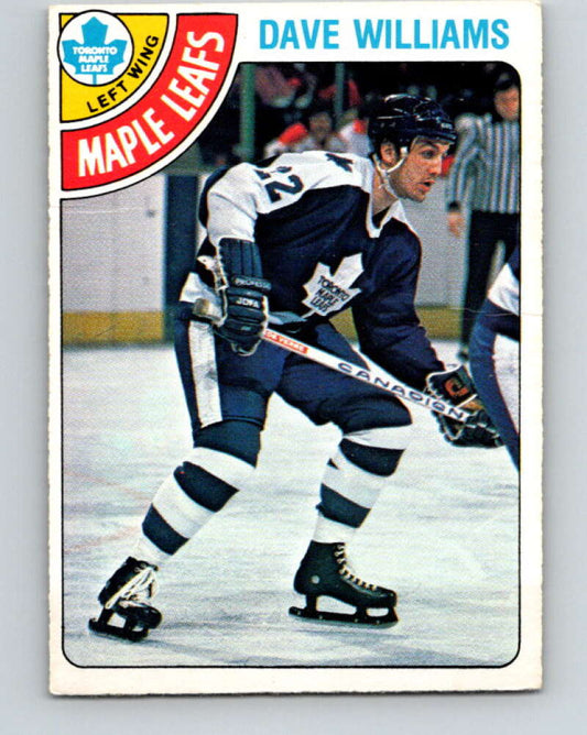 1978-79 O-Pee-Chee #359 Tiger Williams Maple Leafs  V25896