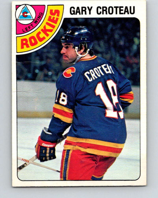 1978-79 O-Pee-Chee #362 Gary Croteau  Colorado Rockies  V26026