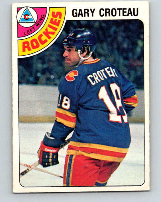 1978-79 O-Pee-Chee #362 Gary Croteau  Colorado Rockies  V26027