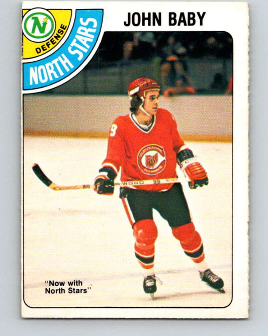 1978-79 O-Pee-Chee #366 John Baby RC Rookie North Stars  V26094