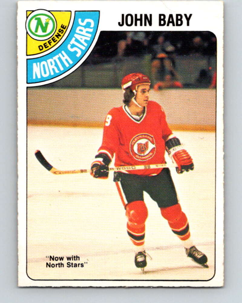 1978-79 O-Pee-Chee #366 John Baby RC Rookie North Stars  V26096