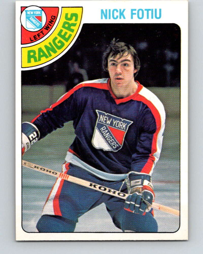 1978-79 O-Pee-Chee #367 Nick Fotiu  New York Rangers  V26110