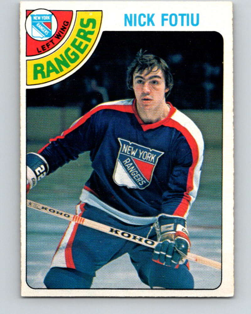 1978-79 O-Pee-Chee #367 Nick Fotiu  New York Rangers  V26116