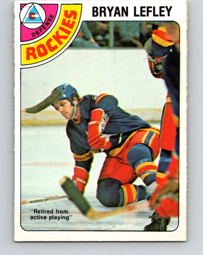 1978-79 O-Pee-Chee #370 Bryan Lefley  Colorado Rockies  V26148