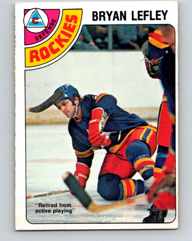 1978-79 O-Pee-Chee #370 Bryan Lefley  Colorado Rockies  V26149
