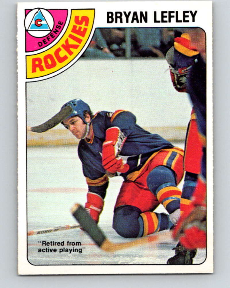 1978-79 O-Pee-Chee #370 Bryan Lefley  Colorado Rockies  V26151