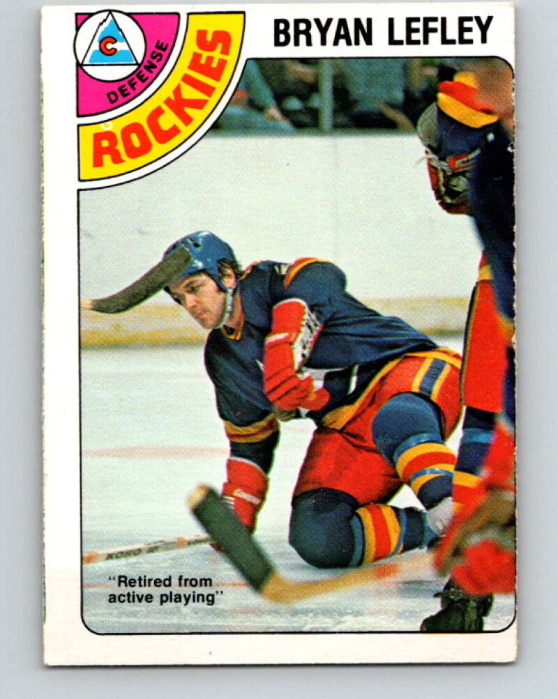 1978-79 O-Pee-Chee #370 Bryan Lefley  Colorado Rockies  V26158