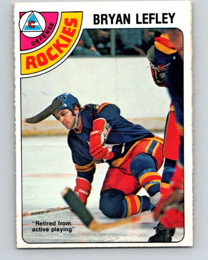 1978-79 O-Pee-Chee #370 Bryan Lefley  Colorado Rockies  V26160