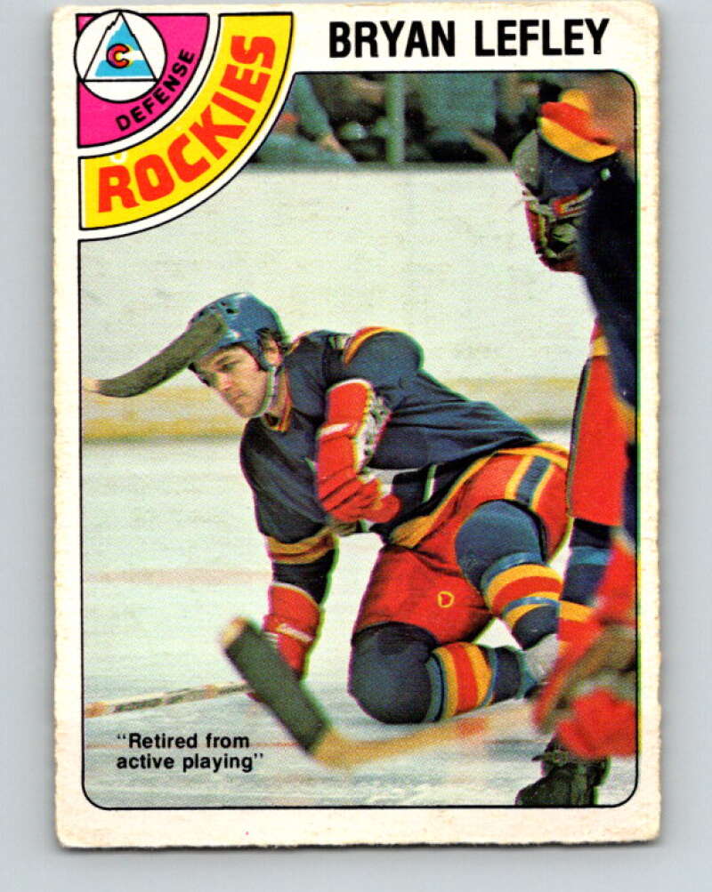 1978-79 O-Pee-Chee #370 Bryan Lefley  Colorado Rockies  V26161
