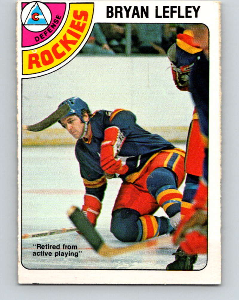 1978-79 O-Pee-Chee #370 Bryan Lefley  Colorado Rockies  V26162