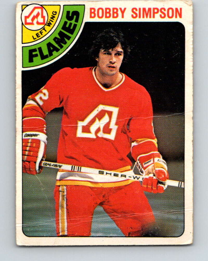 1978-79 O-Pee-Chee #372 Bobby Simpson  Atlanta Flames  V26178