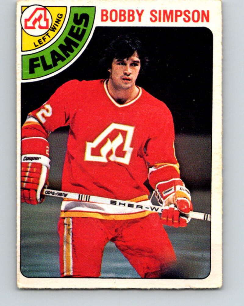 1978-79 O-Pee-Chee #372 Bobby Simpson  Atlanta Flames  V26179