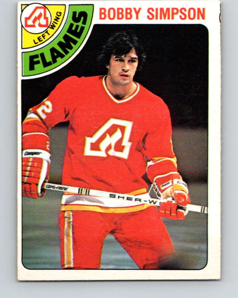 1978-79 O-Pee-Chee #372 Bobby Simpson  Atlanta Flames  V26180