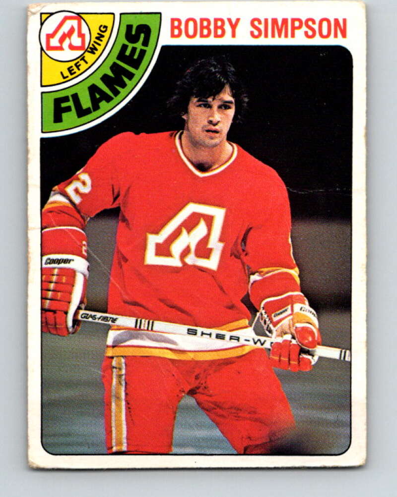 1978-79 O-Pee-Chee #372 Bobby Simpson  Atlanta Flames  V26181