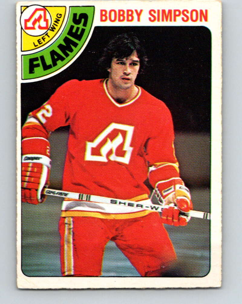 1978-79 O-Pee-Chee #372 Bobby Simpson  Atlanta Flames  V26182