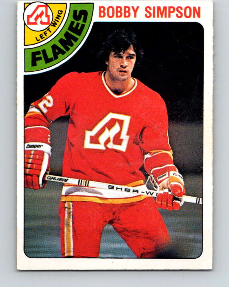 1978-79 O-Pee-Chee #372 Bobby Simpson  Atlanta Flames  V26183