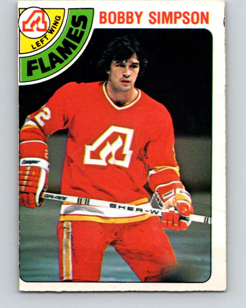 1978-79 O-Pee-Chee #372 Bobby Simpson  Atlanta Flames  V26184