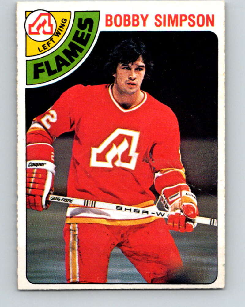 1978-79 O-Pee-Chee #372 Bobby Simpson  Atlanta Flames  V26187
