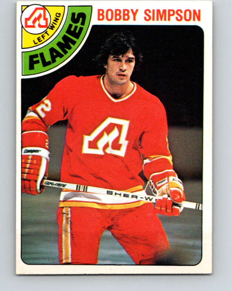1978-79 O-Pee-Chee #372 Bobby Simpson  Atlanta Flames  V26189