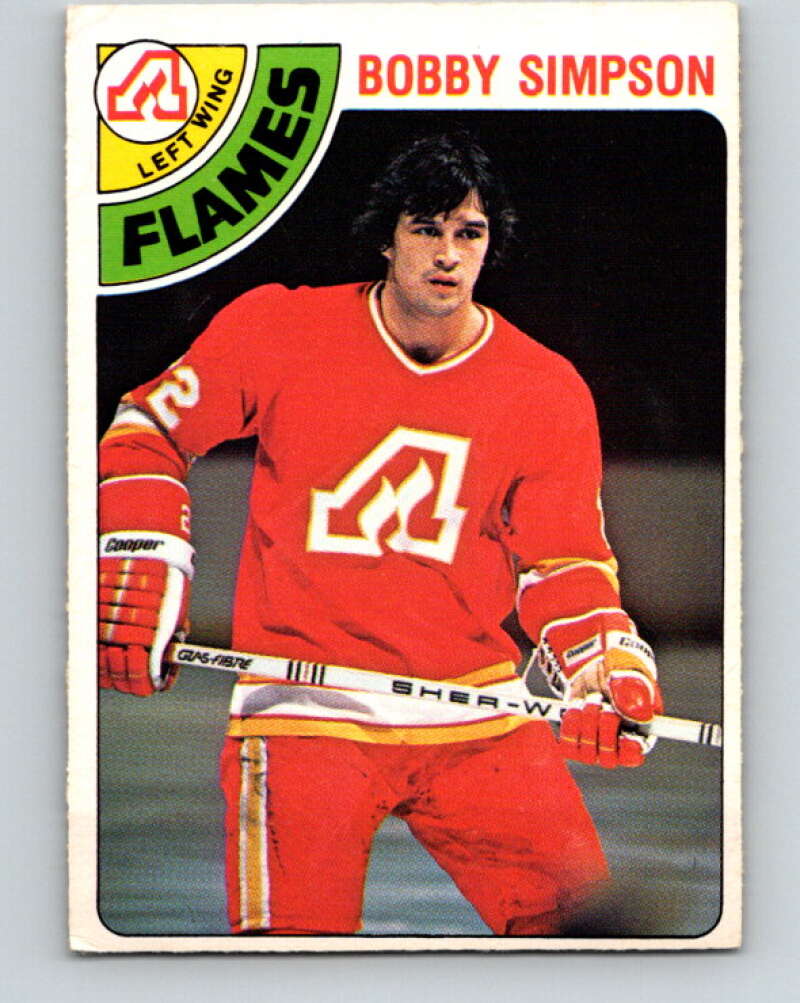 1978-79 O-Pee-Chee #372 Bobby Simpson  Atlanta Flames  V26190