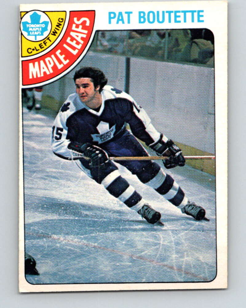 1978-79 O-Pee-Chee #374 Pat Boutette Maple Leafs  V26205