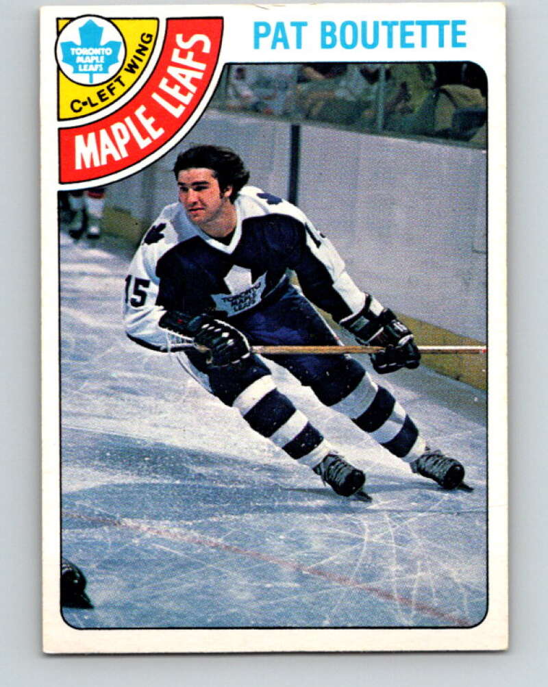1978-79 O-Pee-Chee #374 Pat Boutette Maple Leafs  V26210