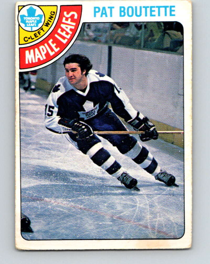 1978-79 O-Pee-Chee #374 Pat Boutette Maple Leafs  V26212