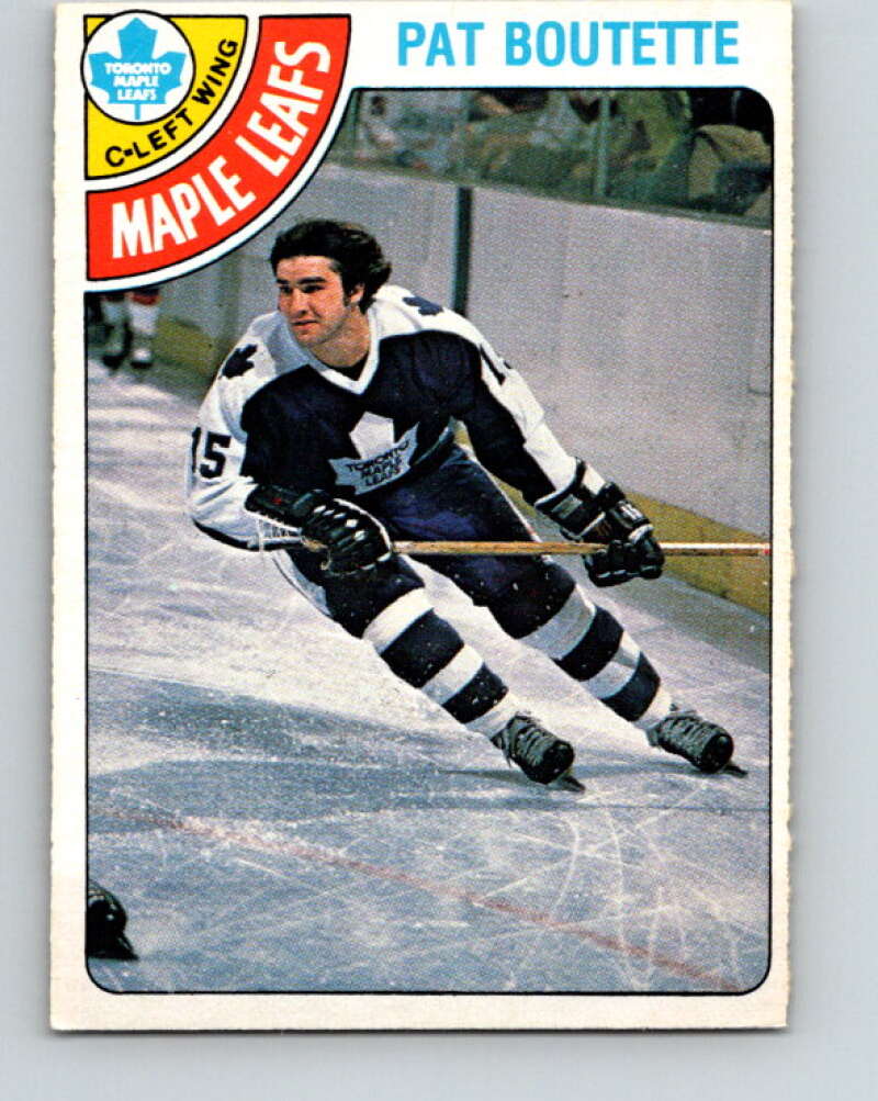 1978-79 O-Pee-Chee #374 Pat Boutette Maple Leafs  V26215