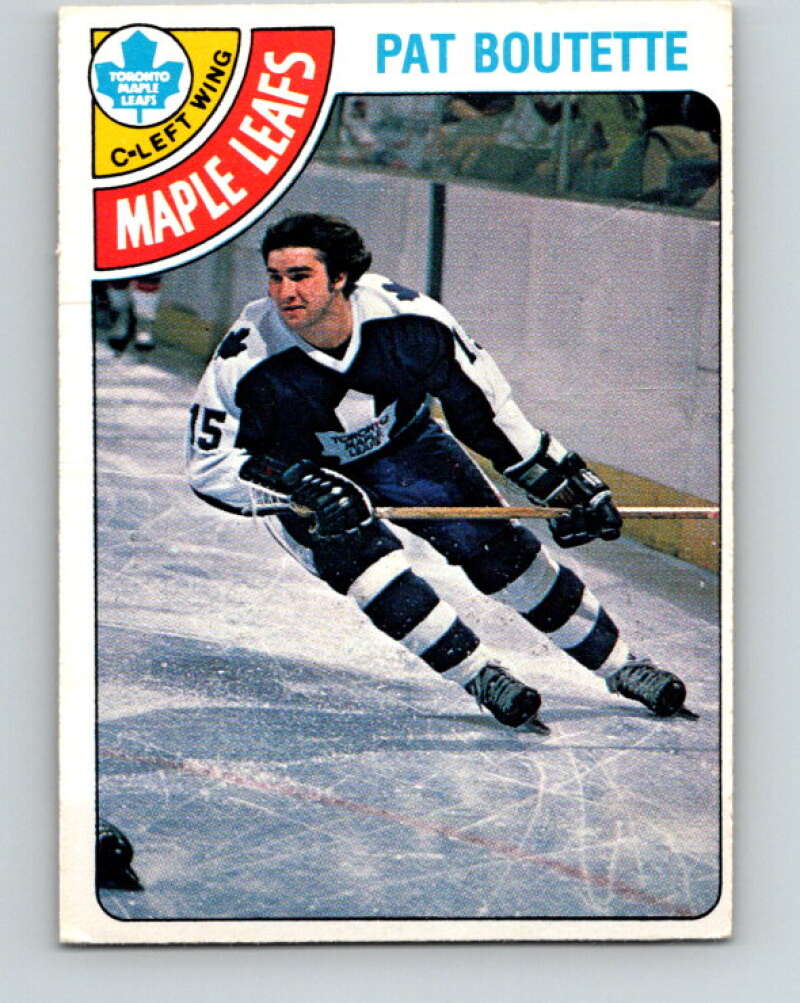 1978-79 O-Pee-Chee #374 Pat Boutette Maple Leafs  V26218