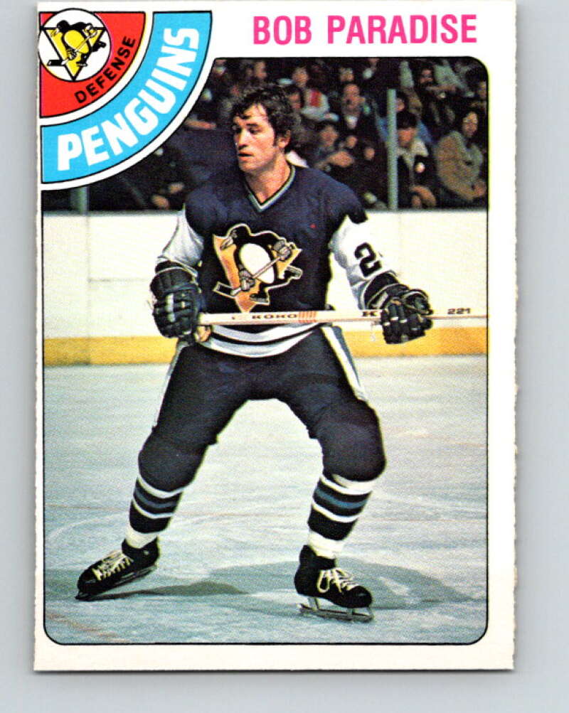 1978-79 O-Pee-Chee #375 Bob Paradise  Pittsburgh Penguins  V26223