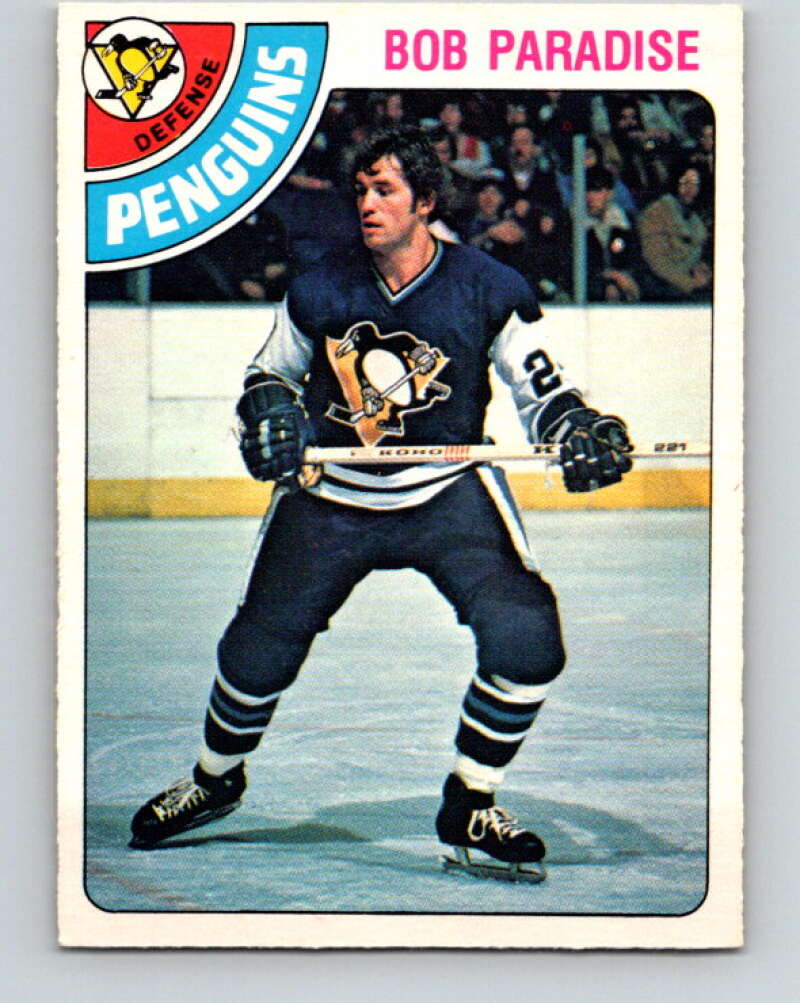 1978-79 O-Pee-Chee #375 Bob Paradise  Pittsburgh Penguins  V26225