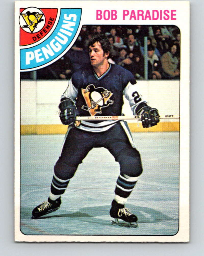 1978-79 O-Pee-Chee #375 Bob Paradise  Pittsburgh Penguins  V26226