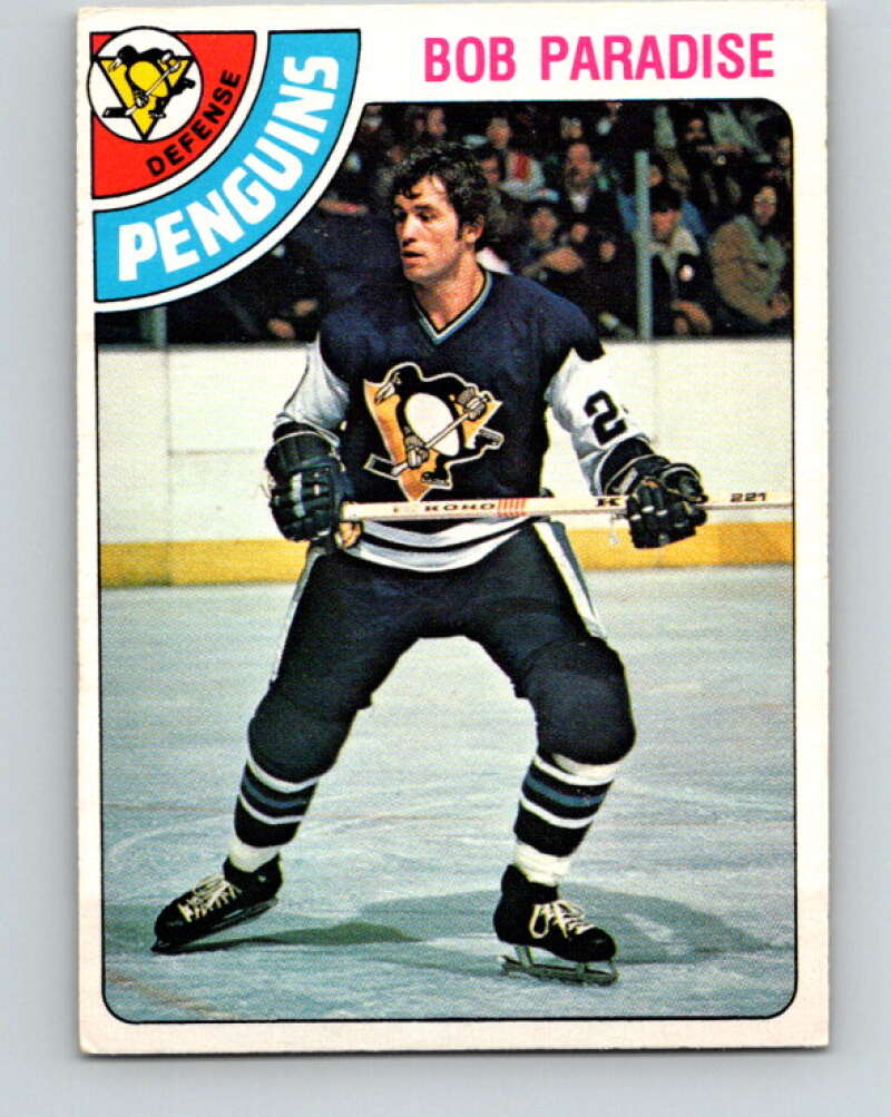 1978-79 O-Pee-Chee #375 Bob Paradise  Pittsburgh Penguins  V26230