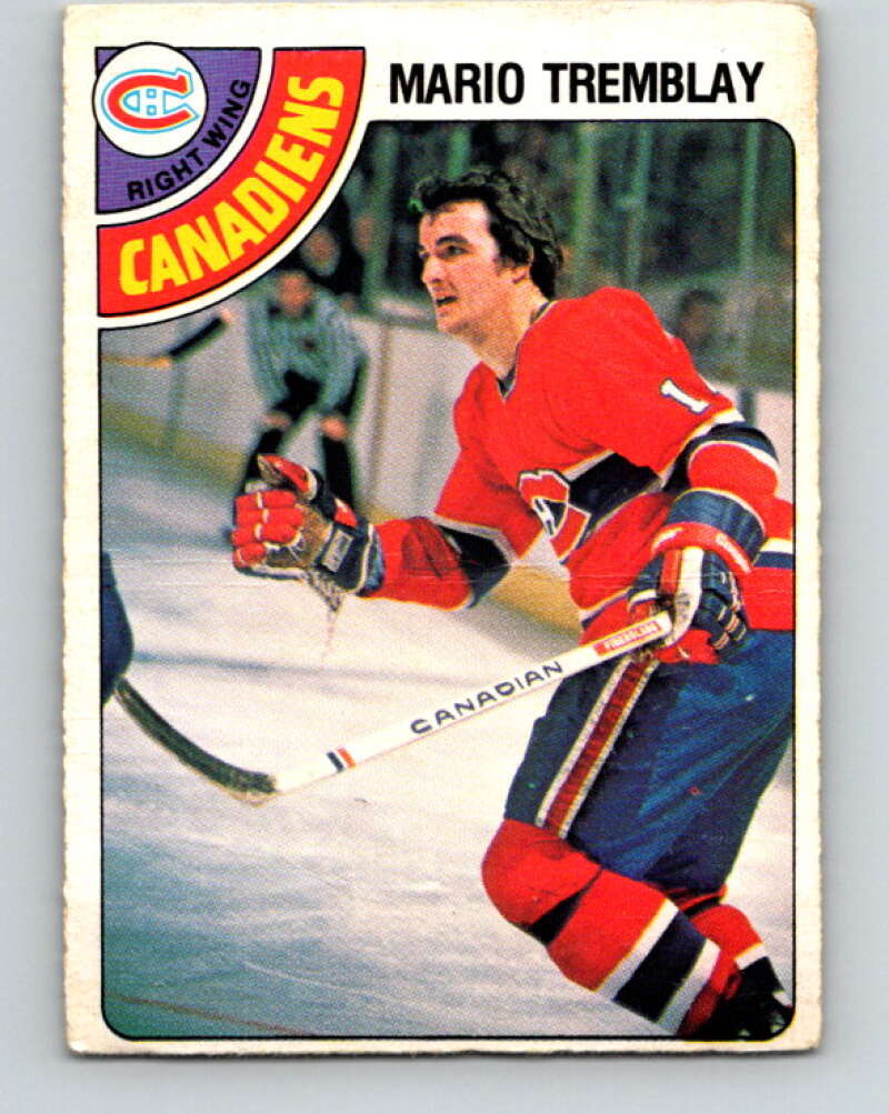 1978-79 O-Pee-Chee #376 Mario Tremblay  Montreal Canadiens  V26231