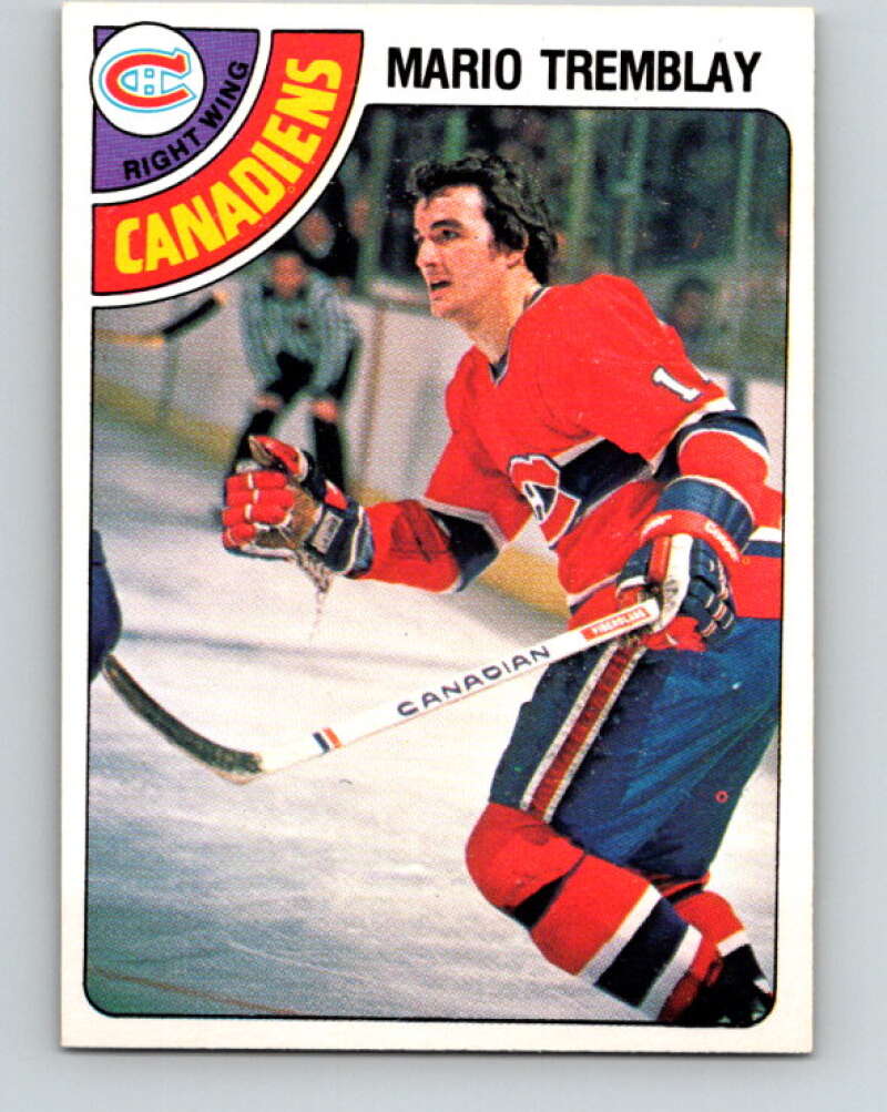 1978-79 O-Pee-Chee #376 Mario Tremblay  Montreal Canadiens  V26232