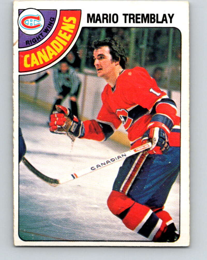 1978-79 O-Pee-Chee #376 Mario Tremblay  Montreal Canadiens  V26234