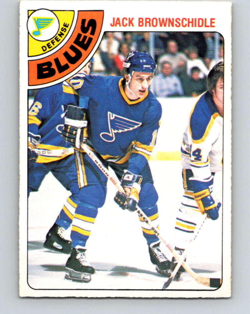 1978-79 O-Pee-Chee #379 Jack Brownschidle RC Rookie Blues  V26263