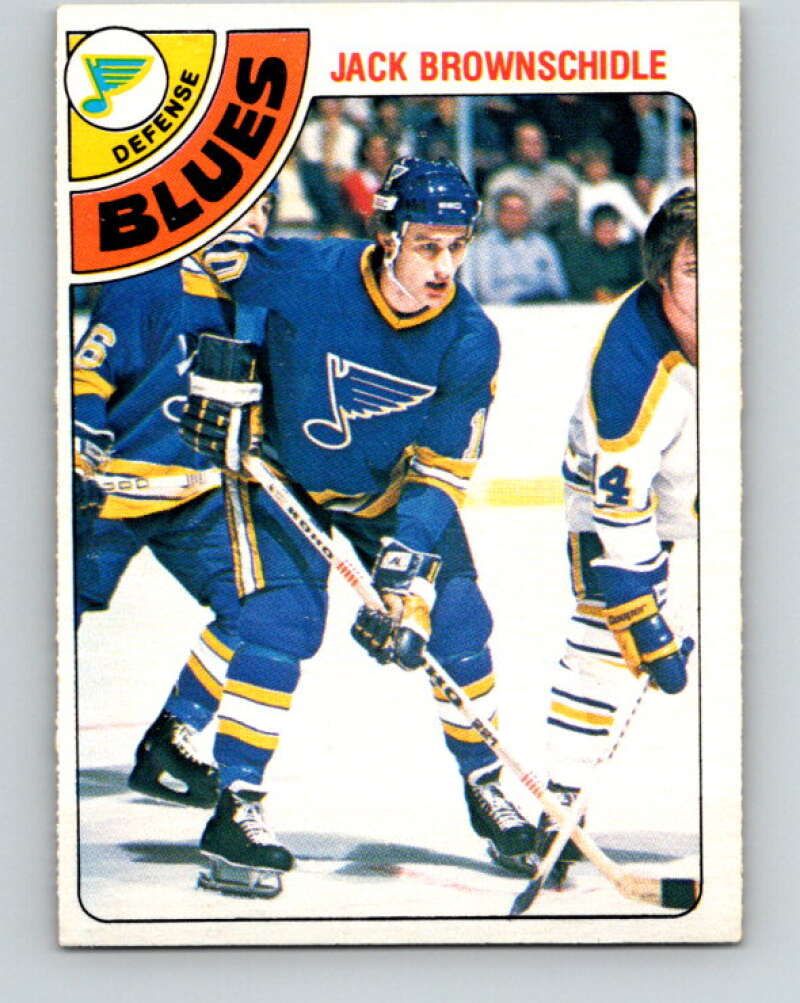 1978-79 O-Pee-Chee #379 Jack Brownschidle RC Rookie Blues  V26264