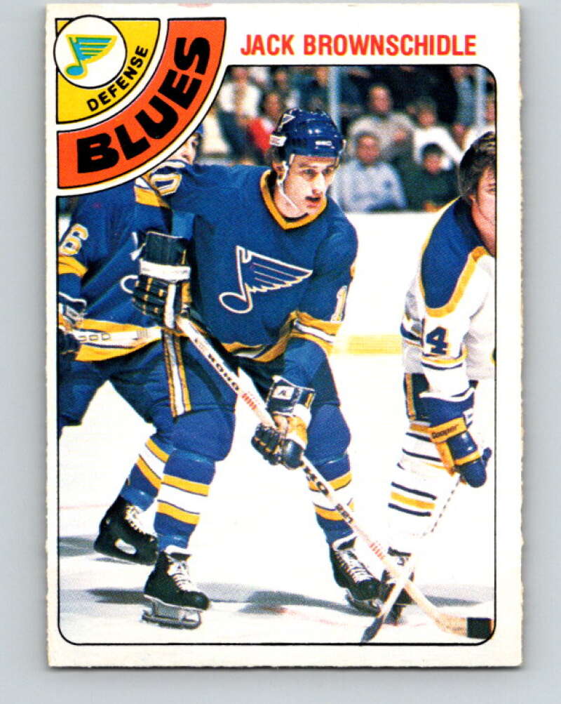 1978-79 O-Pee-Chee #379 Jack Brownschidle RC Rookie Blues  V26267